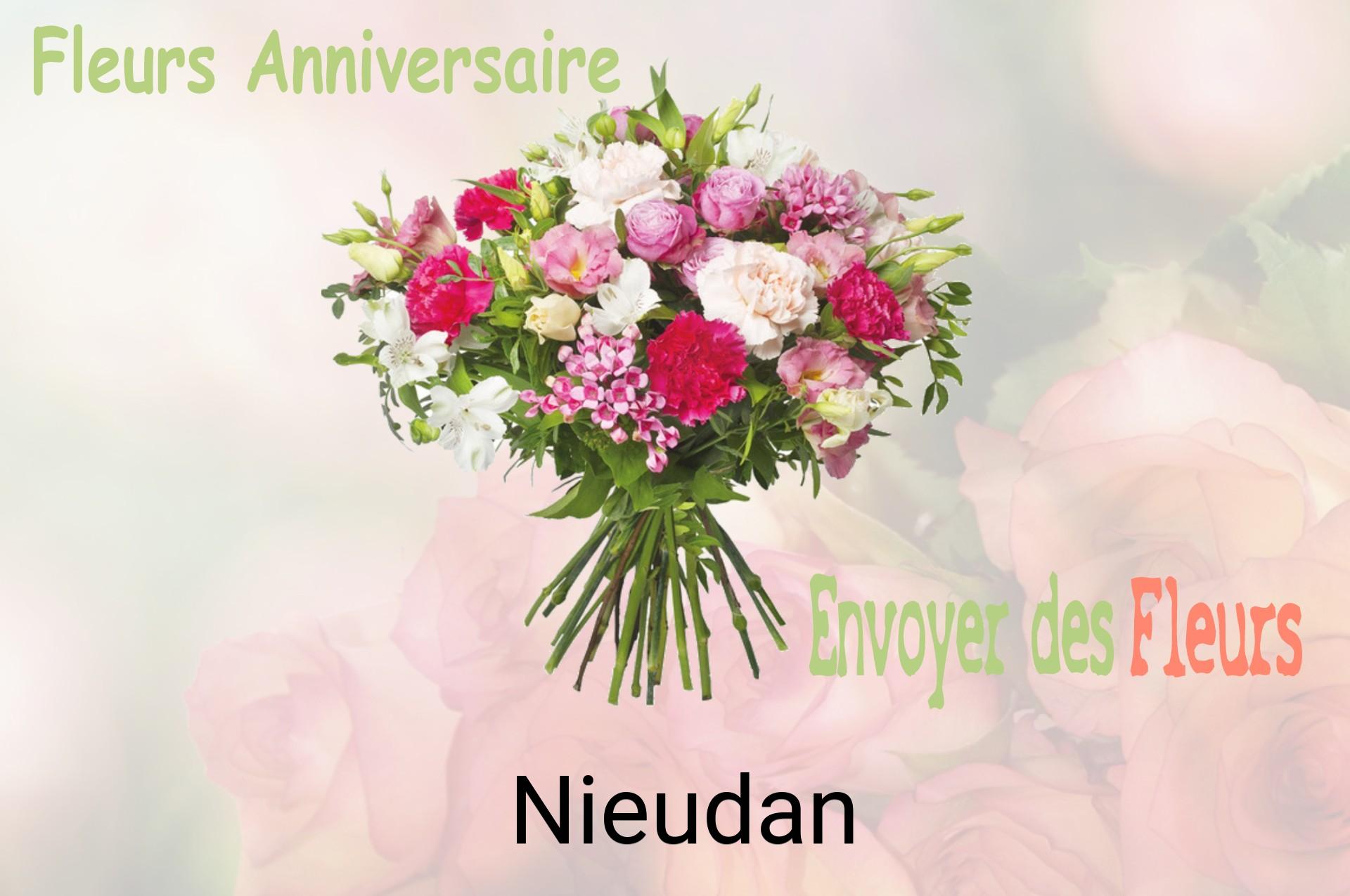 Bouquet de fleurs d’anniversaire livré à Nieudan